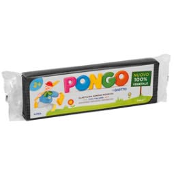 Pasta Pongo - panetto 350 gr - nero - Giotto Giochi e giocattoli/Attività creative/Argilla e pasta modellabile Eurocartuccia - Pavullo, Commerciovirtuoso.it