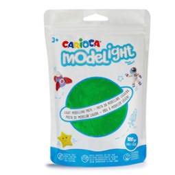 Pasta Model Light - 100 gr - verde - Carioca Giochi e giocattoli/Attività creative/Accessori per disegnare e colorare/Pittura/Colori a tempera Eurocartuccia - Pavullo, Commerciovirtuoso.it