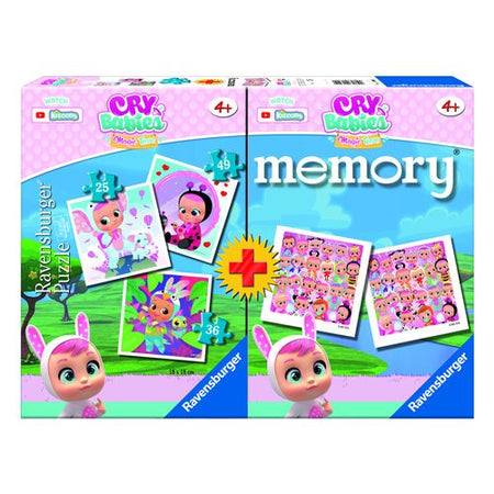 Puzzle Ravensburger 20620 MULTIPACK Con Memory Cry Babies