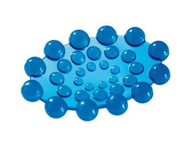 GEDY Porta sapone appoggio SPOT Azzurro trasparente 12,7 x 8,7 x 1,6 cm