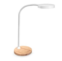 Lampada Flex Desk - a led - con base in legno - bianco - Cep Illuminazione/Illuminazione per interni/Lampade/Lampade da tavolo e abat-jour Eurocartuccia - Pavullo, Commerciovirtuoso.it