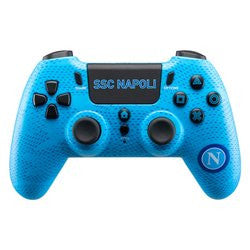 Gamepad Qubick ACP40159 PLAYSTATION 4 Ssc Napoli Wireless Azzurro e Bi