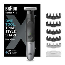 Rasoio barba Braun XT5100 SERIES X 4D Blade Face&Body Black e Grey
