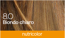 BIO KAP Nutricolor, Tinta capelli Senza Ammoniaca 8.0