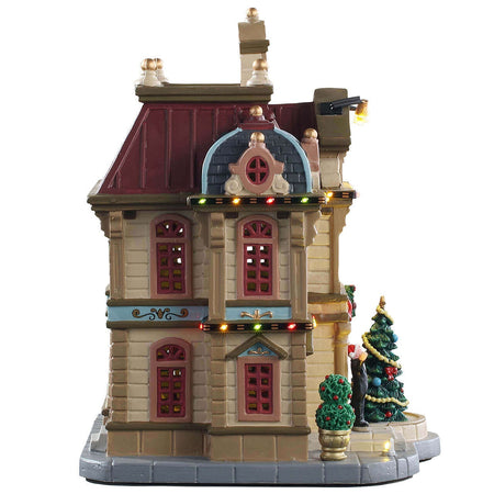 Casa "Grand Opera" cinema in porcellana con luci per villaggio di Natale Casa e cucina/Decorazioni per interni/Addobbi e decorazioni per ricorrenze/Decorazioni natalizie/Oggettistica MagiediNatale.it - Altamura, Commerciovirtuoso.it