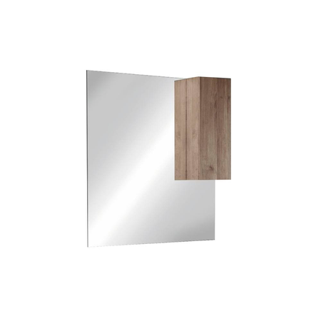 Specchio bagno con pensile Salemi 100x110h e lampada LED rovere mercure Effezeta Italia