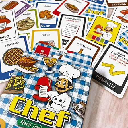 DAL NEGRO Carte da gioco Chef Piatti Italiani
