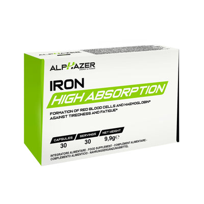 Iron High Absorption 30 capsule Salute e cura della persona/Vitamine minerali e integratori/Singoli minerali/Ferro Tock Black - Solofra, Commerciovirtuoso.it