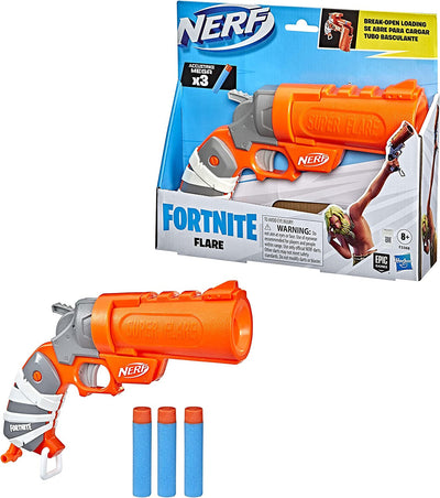 Nerf Fortnite Flare Blaster Pistola giocattolo con dardi Hasbro