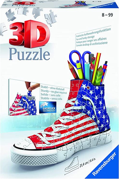 RAVENSBURGER 3D Puzzle Portapenne Bandiera dell'America