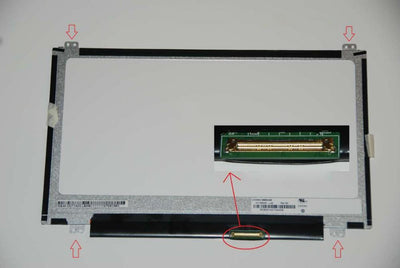 Display B116XTN04.0 Top/Bottom led 11.6 - 40 pin Au Optronics