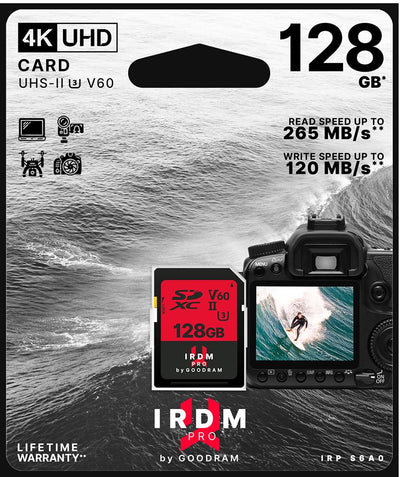 Scheda SD 128GB UHS II V60 Goodram - blister retail