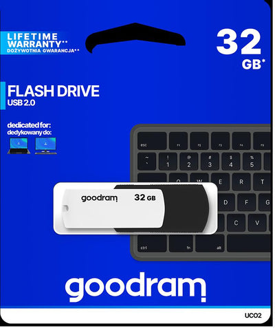 Pendrive GOODRAM Black-White 32GB USB 2.0 - retail blister