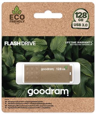 Pendrive GoodRAM 128GB UME3 GREEN USB 3.0 - retail blister