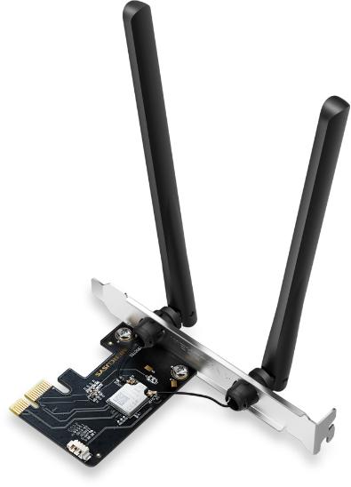 Scheda di rete Wi-Fi 6E AXE5400 Bluetooth PCIe Express