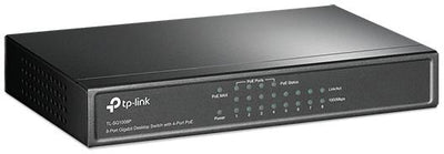 Desktop switch 8 porte gigabit 4 porte PoE 55W TL-SG1008P Tp-Link