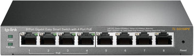 Easy Smart Switch 8 Porte Gigabit con 4 Porte PoE TL-SG108PE Tp-Link