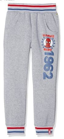 Pantalone Spiderman bambino interno felpato 2-3 anni