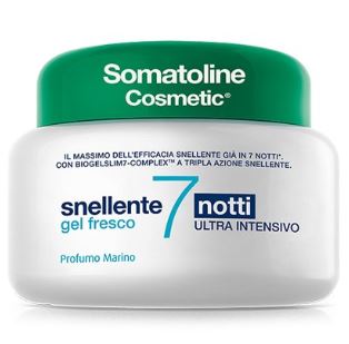 Somatoline Cosmetics Snellente 7 Notti Gel Corpo 400 Ml Trattamento Urto Effetto Fresco Con Azione Drenante Crema per Rimozione Adiposità in 7 Notti Profumo Marino Bellezza/Cura della pelle/Corpo/Rassodanti e tonificanti per il corpo Farmawing.it - Cenate Sotto, Commerciovirtuoso.it