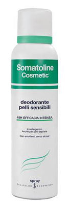 Somatoline Cosmetics Deodorante Pelli Sensibili Spray 150 Ml Deodorante Lunga Durata Anche per Pelli Depilate Senza Alcool Bellezza/Bagno e corpo/Deodoranti Farmawing.it - Cenate Sotto, Commerciovirtuoso.it
