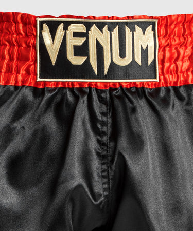 Venum Classic Pantaloncino Muay Thai rosso/nero/oro