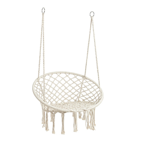 Poltrona pensile Bang monoposto, amaca in corda, dondolo da giardino e balcone Giardino e giardinaggio/Arredamento da giardino e accessori/Amache sedie sospese e accessori/Amache Decor Space - Altamura, Commerciovirtuoso.it