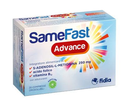 20x Samefast Advance 20 Compresse Orosolubili Integratore Alimentare Con Acido  Folico E Vitamina B per Corretto Funzionamento Sistema Nervoso Gusto Lime -  commercioVirtuoso.it
