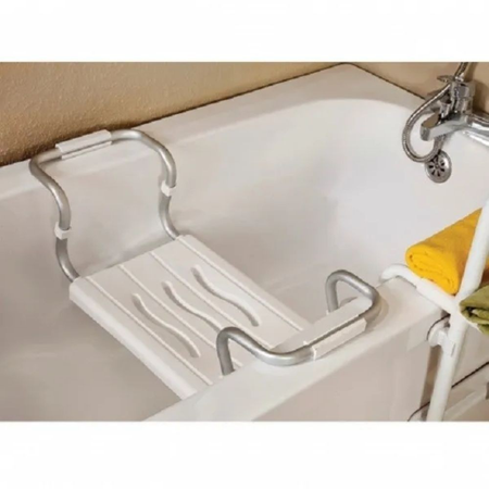 Sedile per vasca regolabile per disabili in alluminio colore bianco Effezeta Italia