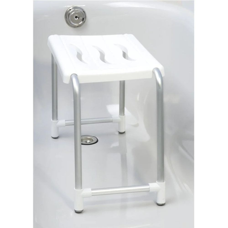 Sgabello per vasca da bagno per disabili colore bianco