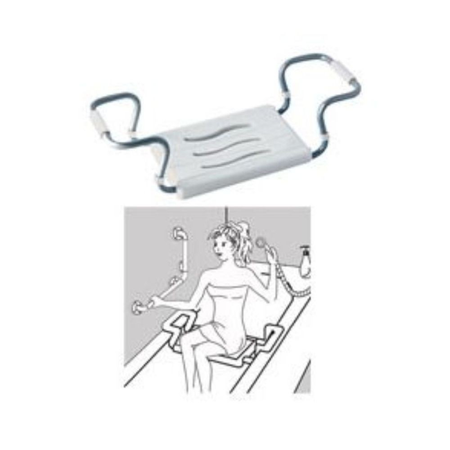 Sedile per vasca per disabili regolabile in acciaio verniciato bianco Effezeta Italia