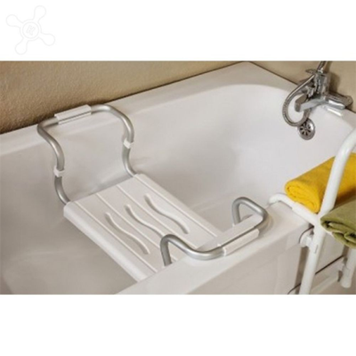 Sedile per vasca per disabili regolabile in acciaio cromato colore bianco Effezeta Italia