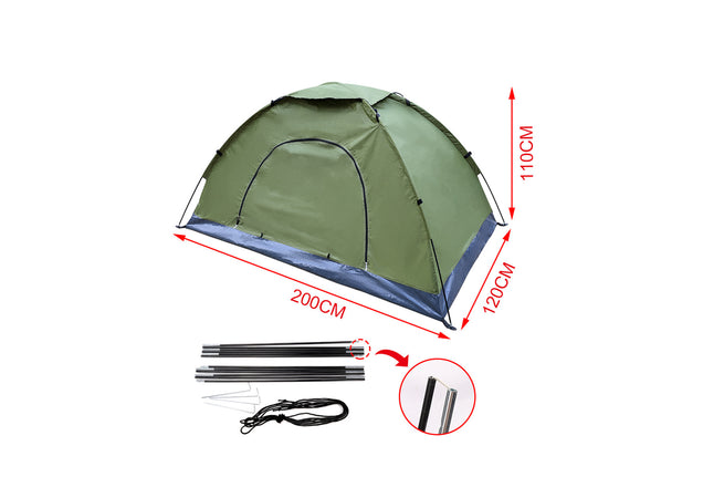 Tenda Campeggio 200X120X110cm Colore Assortito