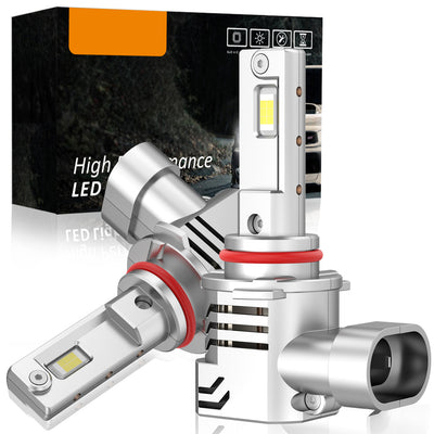 Kit Full Led Compatto HB3 HB4 12V 45W 8000 Lumen Canbus All In One IP65 Dissipazione a Ventola Carall