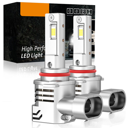 Kit Full Led Compatto HB3 HB4 12V 45W 8000 Lumen Canbus All In One IP65 Dissipazione a Ventola Carall