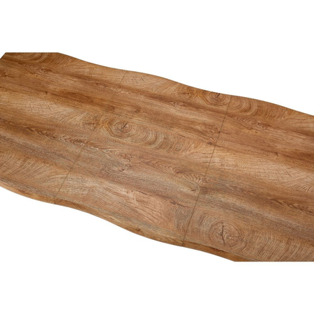 Tavolo allungabile effetto legno gambe in metallo Amal 150x90x75h Effezeta Italia