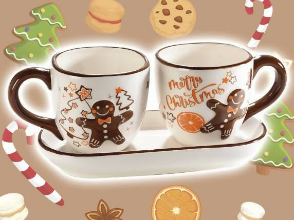 10 idee regalo di set tazze da caffè natalizie con piattino
