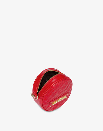 I Love Moschino borsa in pelle a tracolla regolabile rossa e oro rotonda Borsa a tracolla donna Giuseppe Rizzo Calzature - Spadafora - Villafranca, Commerciovirtuoso.it