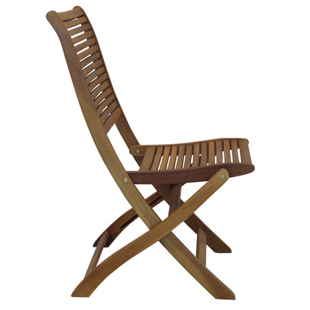 MULIER - sedia da giardino pieghevole in legno massiccio di acacia Marrone Milani Home