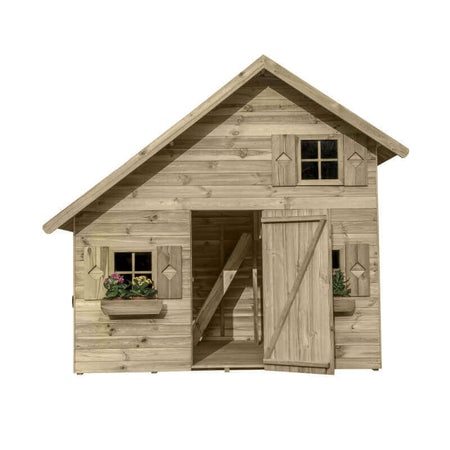 SEBA - casetta in legno per bambini Marrone Milani Home