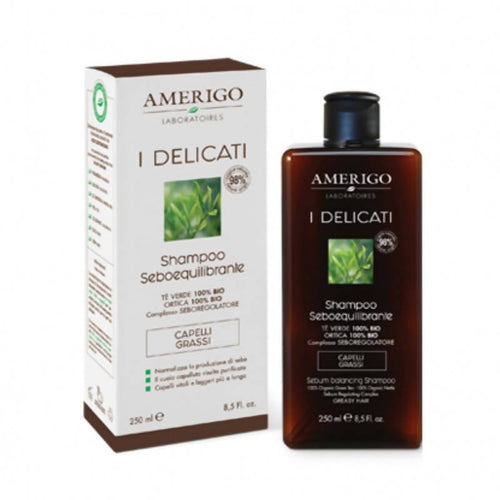 Shampoo Seboequilibrante Per Capelli Grassi 250 ml Regola la produzione di Sebo per capelli unti Amerigo Linea I Delicati Shampoo Seboequilibrante Tiziana non solo gioielli - Civitanova Marche, Commerciovirtuoso.it