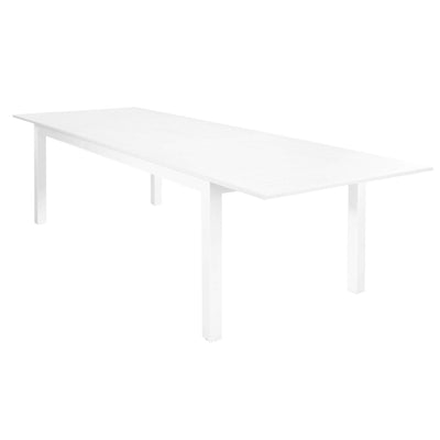 ARGENTUM - tavolo da giardino allungabile in alluminio 220/280x100 Bianco