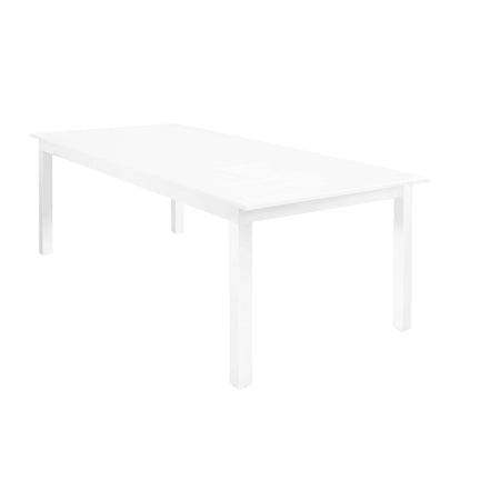 ARGENTUM - tavolo da giardino allungabile in alluminio 220/280x100 Bianco Milani Home