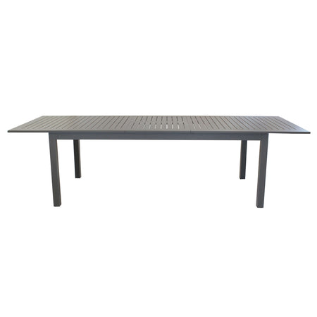 ARGENTUM - tavolo da giardino allungabile in alluminio 220/280x100 Taupe Milani Home