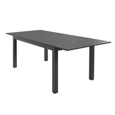 ARGENTUM - tavolo da giardino allungabile in alluminio 150/210x90 Antracite