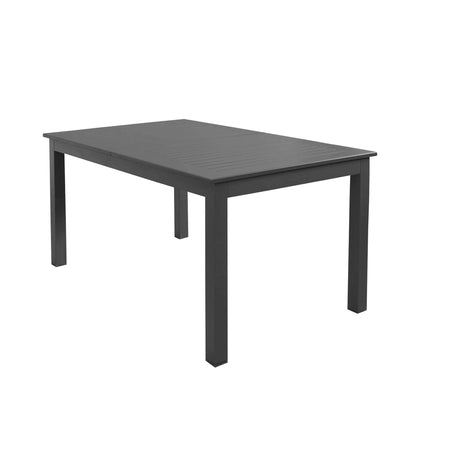 ARGENTUM - tavolo da giardino allungabile in alluminio 150/210x90 Antracite Milani Home