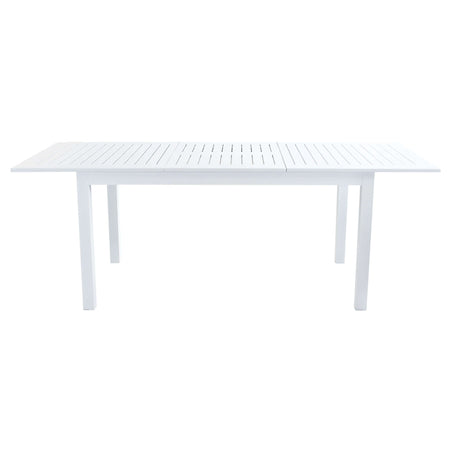 ARGENTUM - tavolo da giardino allungabile in alluminio 150/210x90 Bianco Milani Home