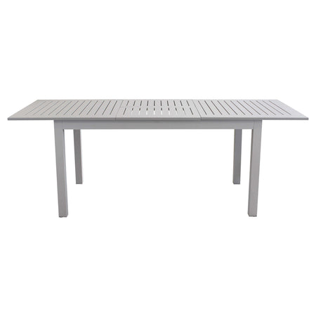 ARGENTUM - tavolo da giardino allungabile in alluminio 150/210x90 Tortora Milani Home