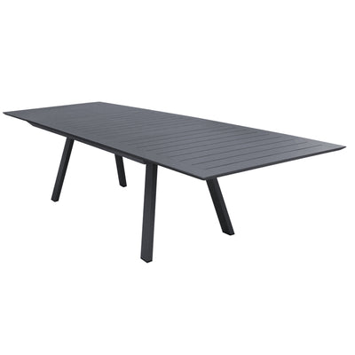 SPLENDOR - tavolo da giardino allungabile in alluminio 200/300x111 Antracite Milani Home