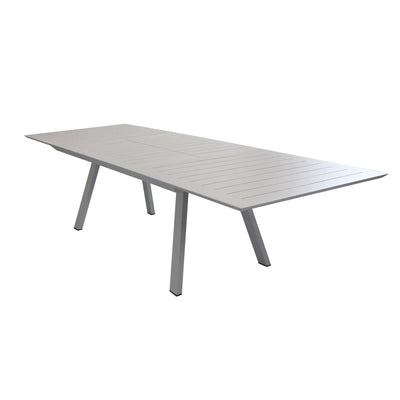 SPLENDOR - tavolo da giardino allungabile in alluminio 200/300x110 Tortora Milani Home