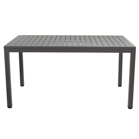 OMEN - tavolo da giardino in alluminio 150x90 Taupe Milani Home